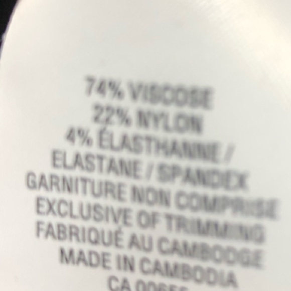 Reitman’s Black Textured Trousers . Size 10 regular- dressy straight leg pants - Picture 6 of 8